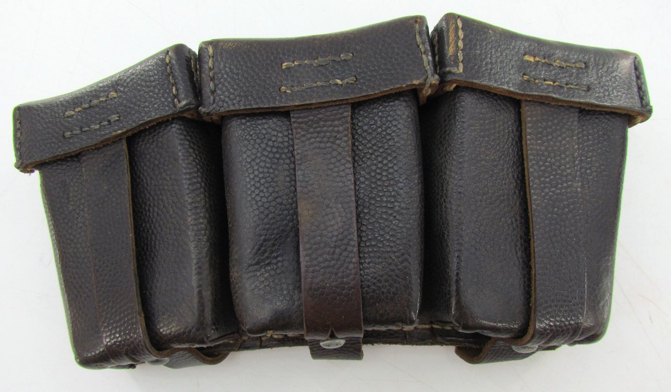 Matching Pair of K98 Ammunition Pouches - RB Numbered “0/0396/0027”