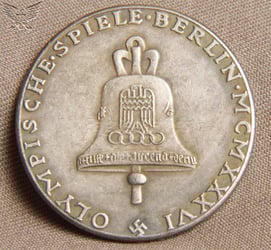 Berlin 1936 Summer Olympic Medallion – XI. Olympischen...