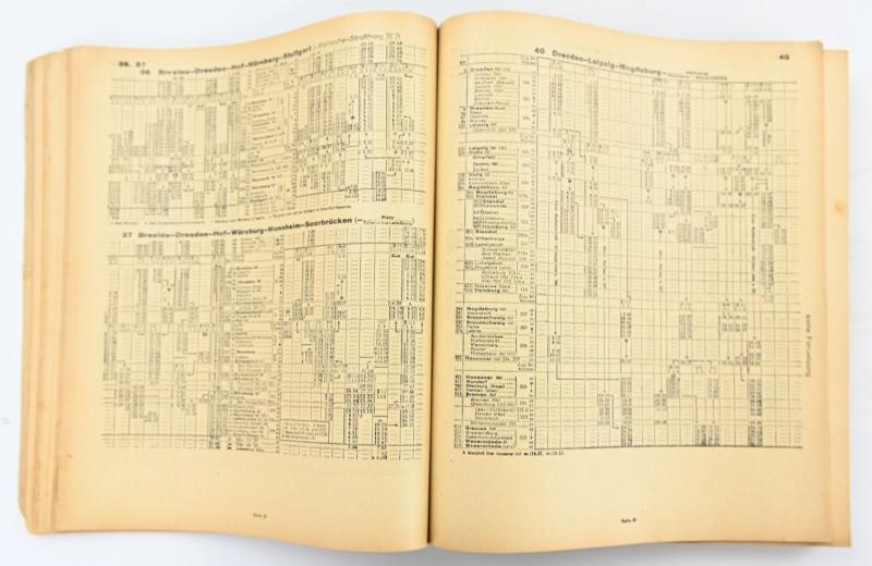 German Reichsbahn Railway Book 1944/45