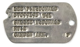US WW2 Dog-Tag 368th Infantry Regiment