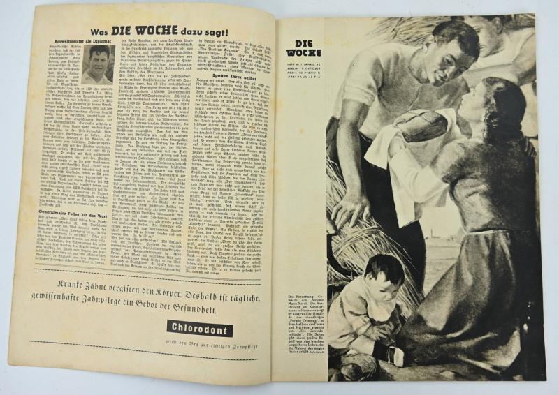 German Third Reich Magazine 'Die Woche' 1940
