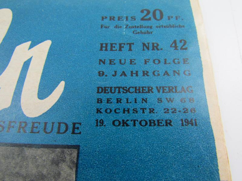 Koralle Magazine dated 19 October 1941