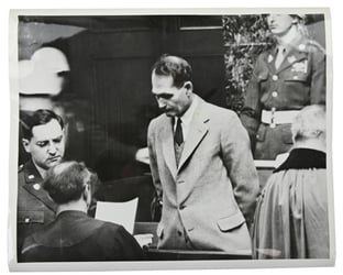 Allied Nuremberg War Trails Picture 'Rudolf Hess'