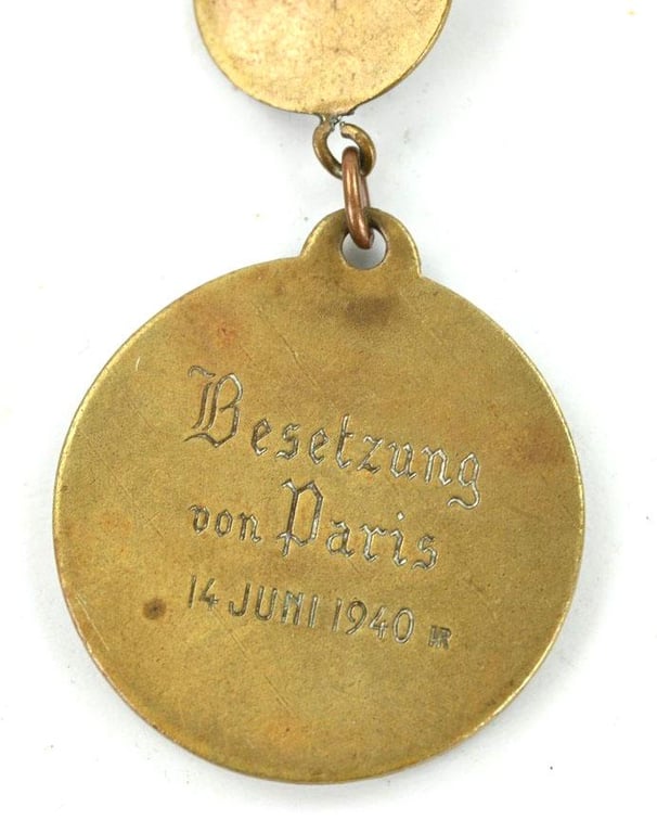 German WH Keychain 'Occupation of Paris 1940'