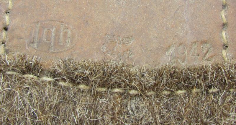 K98 Blue Canvas Receiver Cover Marked jqh 1942