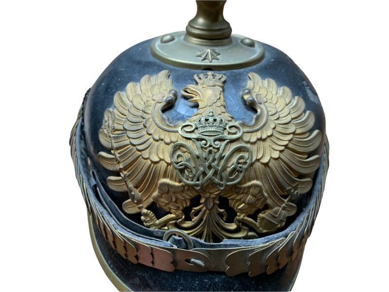 German WW1 Customs Spiked Helmet 'Pickelhaube'