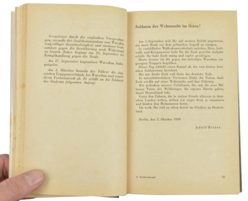 German Book 'Der großdeutsche Freiheitskampf'