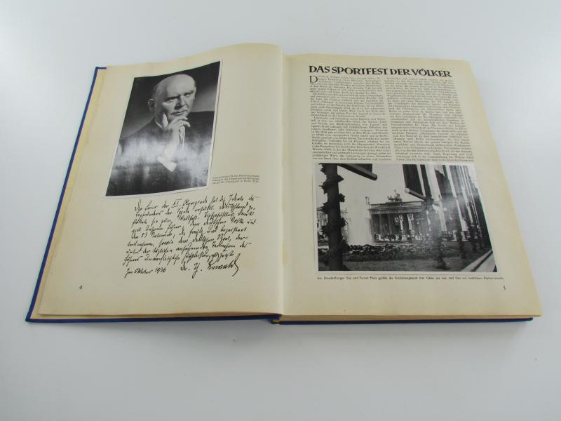 Olympia 1936 Band II Hardbound Book Olympics Results