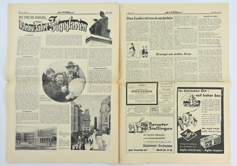German Newspaper der SA-Mann 7 August 1937