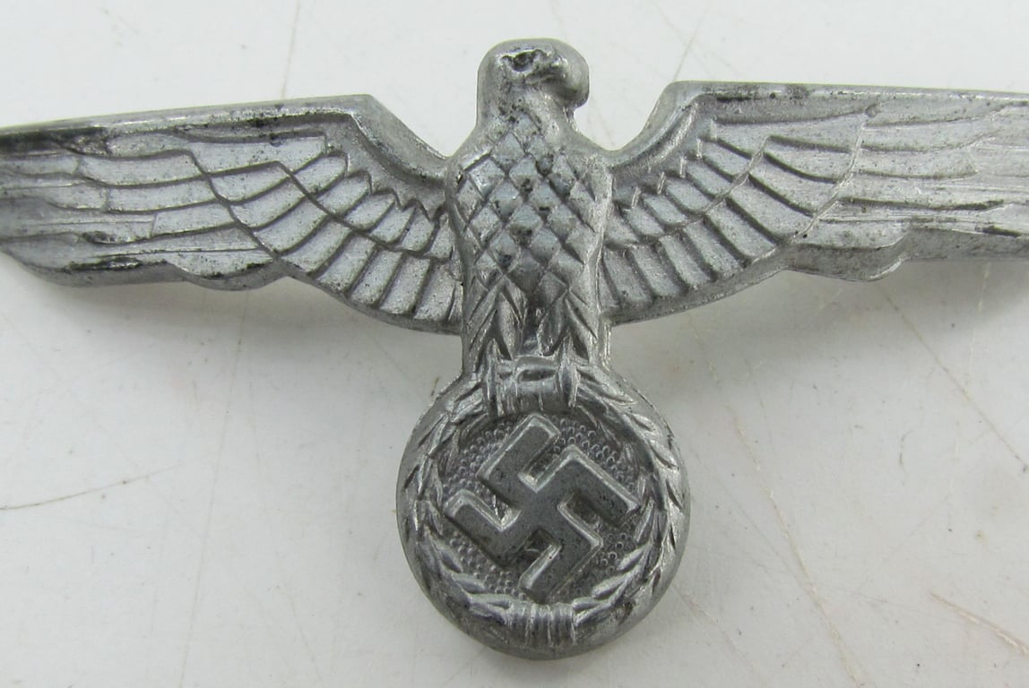 Wehrmacht Heer Aluminum Visor Cap Eagle