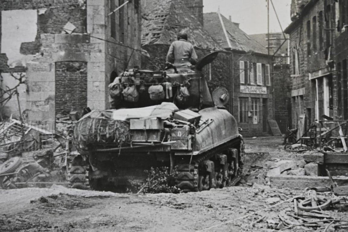US WW2 Press Photo 'Normandy Campaign'