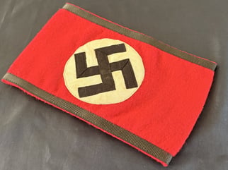 GERMAN WWII THIRD REICH ORIGINAL ALLGEMEINE SS ARMBAND...