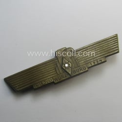 HJ/BDM (ie. 'Hitlerjugend' or: 'Bund Deutscher Mädel') day-badge...