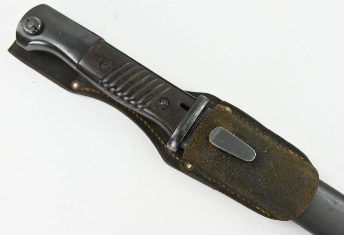 German WH K98 Mauser Bayonet with Frog E. & F. Hörster & Co., Solingen.
