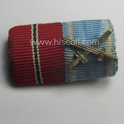 Two-pieced, WH (Heeres, LW etc.) ribbon-bar (ie. 'Band-...
