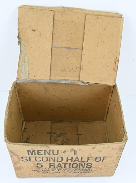 US WW2 Ten-in-One Ration Box