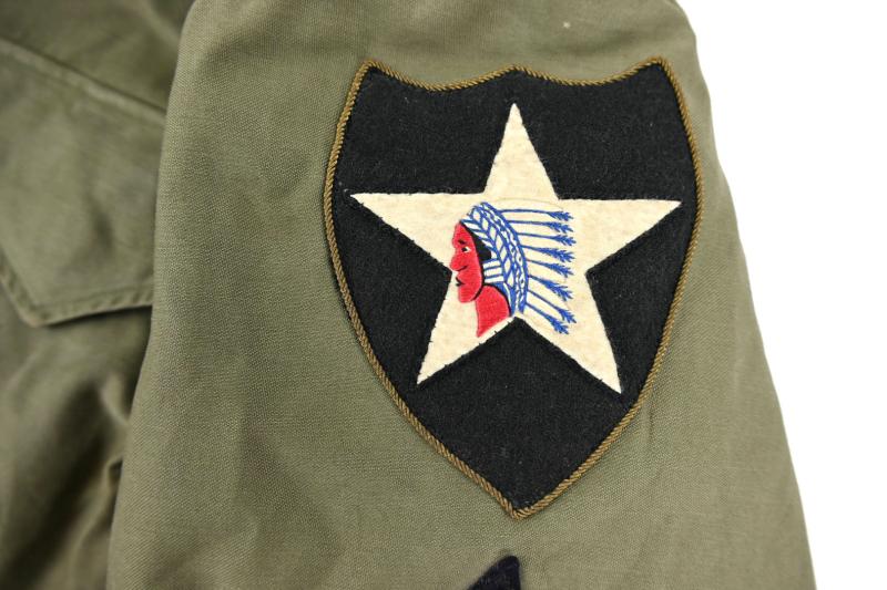 US WW2 2nd Infantry Division M-1943 M43 Combat Jacket
