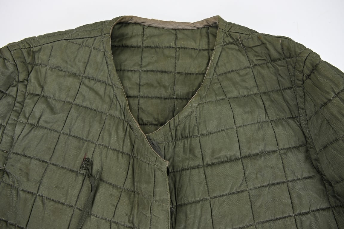 German WH Quilted Rayon Parka Liner