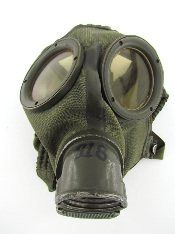 WH/SS Gasmask Cannister With Contents 1943