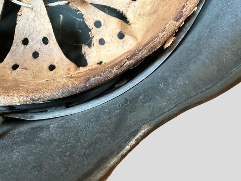 Police Double Decal M35 Re-Issued Helmet