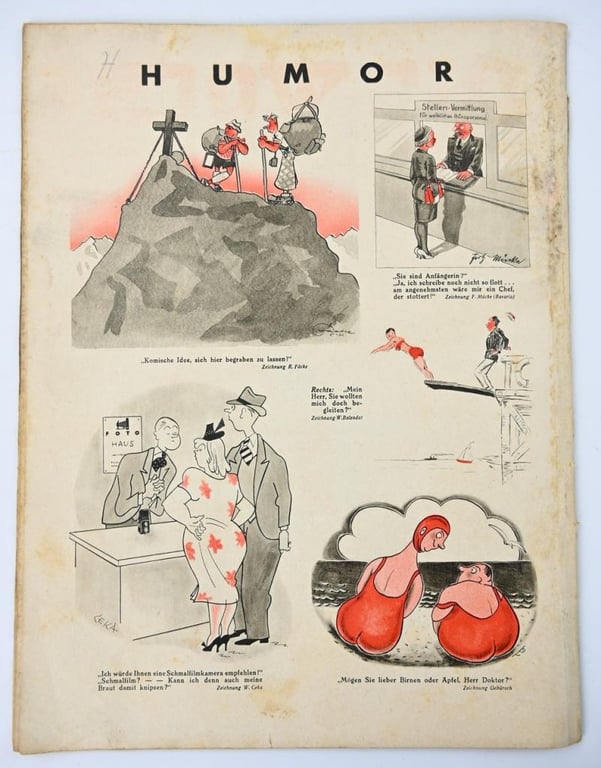 German Third Reich Magazine 'Die Woche' 1940