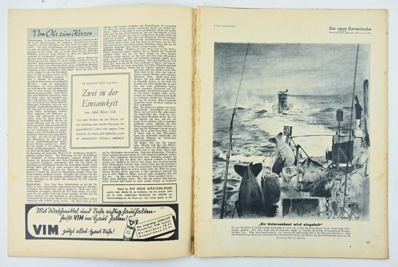 German Magazine 'Die Neue Gartenlaube' 23 October 1940