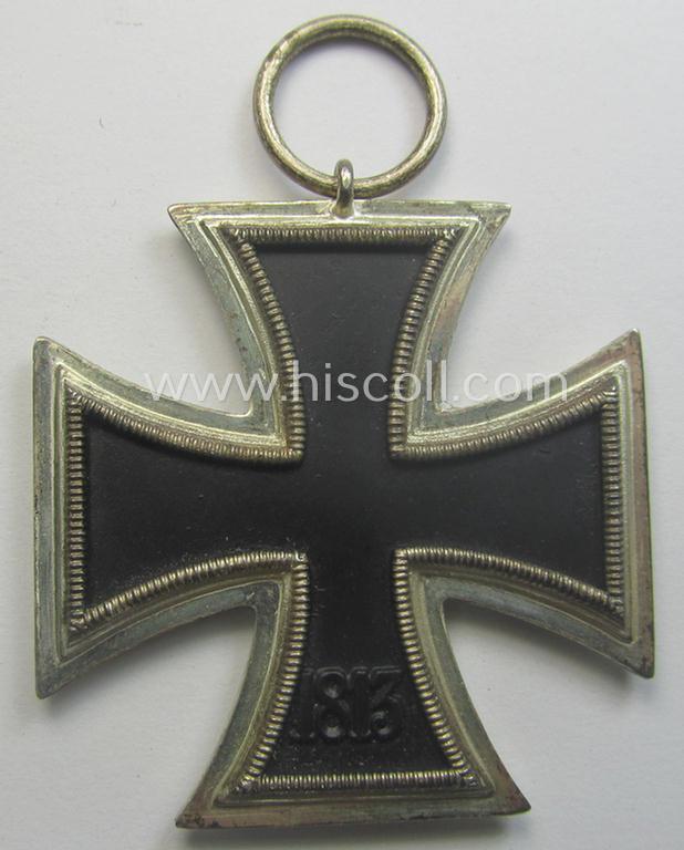 'Virtually mint' example of an: 'Eisernes Kreuz II. Klasse' being a non-maker-marked example as was (I deem) produced by the still unidentified maker (ie. 'Hersteller'): '75'
