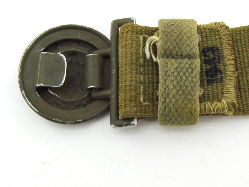 WH (Heer) Tropical Officer's Belt & Buckle 1943