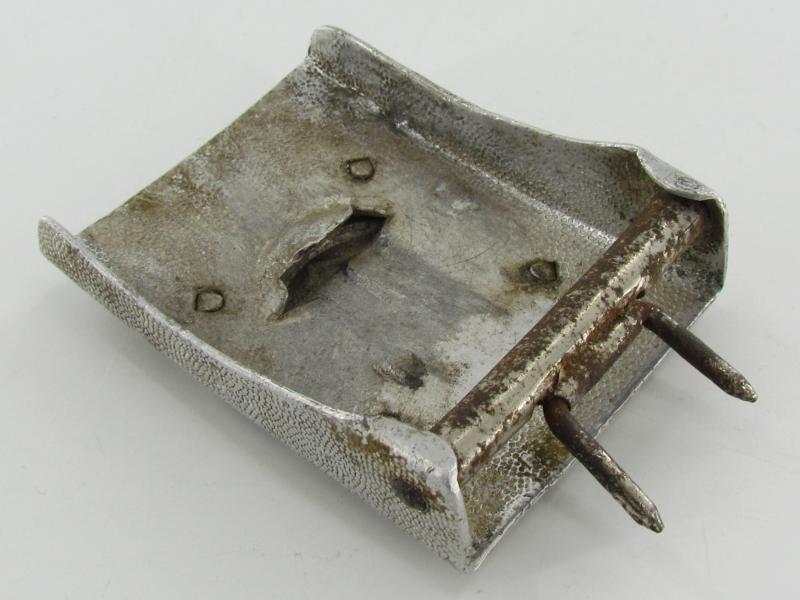 Wehrmacht Aluminum EM/NCO Police Buckle with Belt 1942