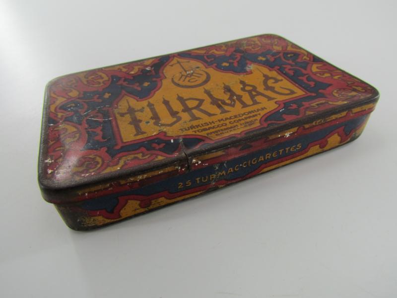 Tin Box "Turmac" - 25 Cigarettes"