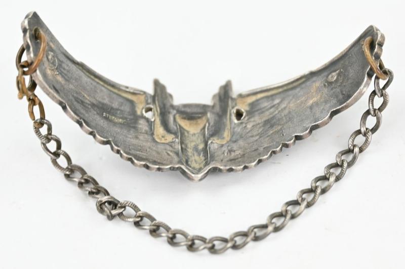 USAAF WW2 Bombadier Wings Sterling Silver Bracelet