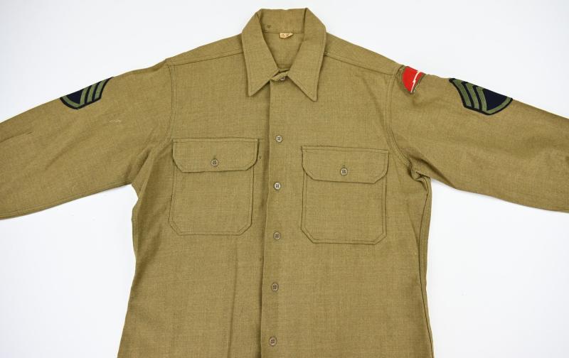 US WW2 78th Infantry Division Wool Shirt