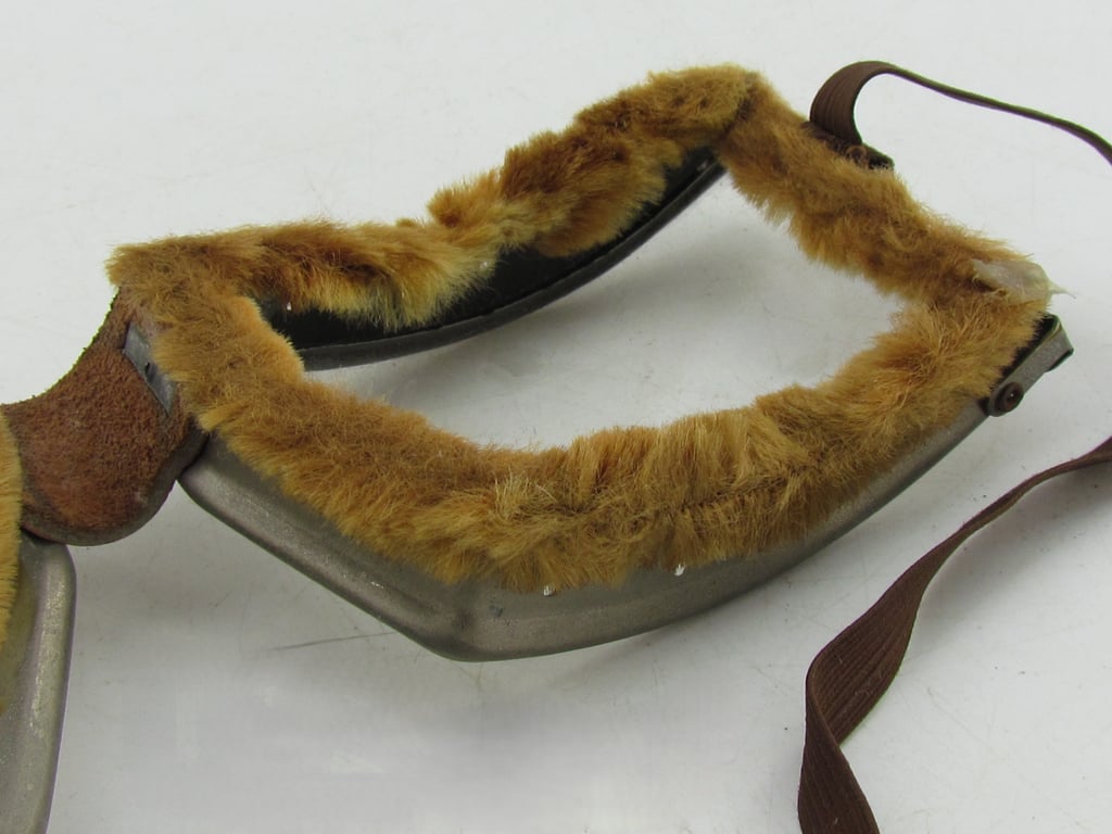 WWI Aviator Goggles in original cardboard box