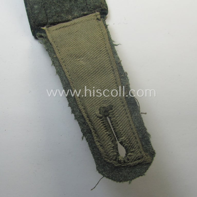 Single, early- ie. mid-war-period, WH (Kriegsmarine) NCO-type shoulderstrap as was intended for usage by an: 'Unteroffizier eines Küsten-Artillerie-Rgts.'