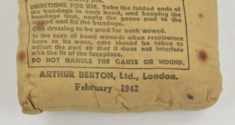 British WW2 First Field Dressing