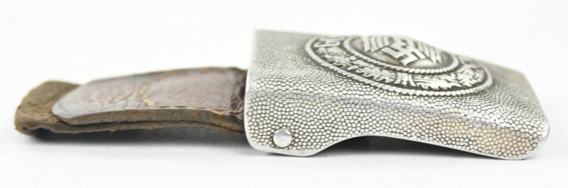 German WH Alu Beltbuckle with Tab 1938