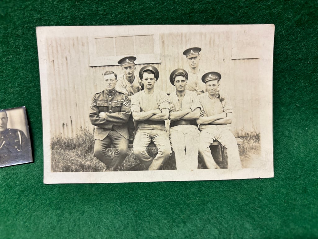 Paybook, Identity Disc, Photos and sport medal to 49805 Saddler RT Breayley RFA