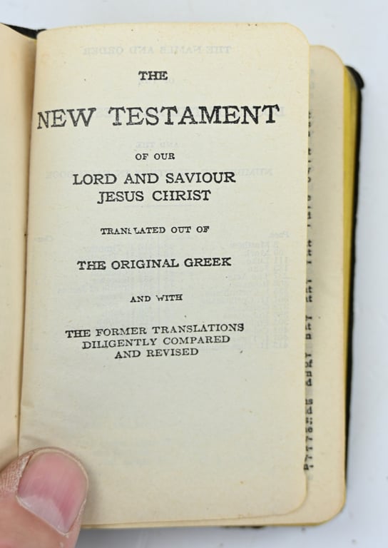 US WW2 Shield Bible