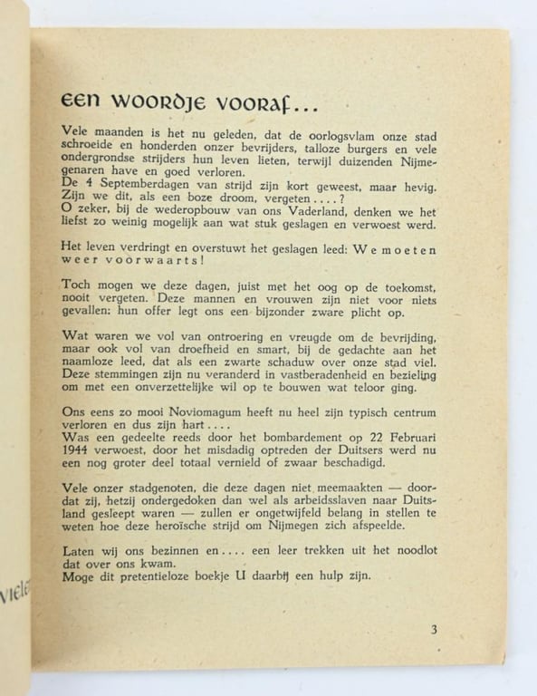 Dutch Book WW2 'Storm over Nijmegen'
