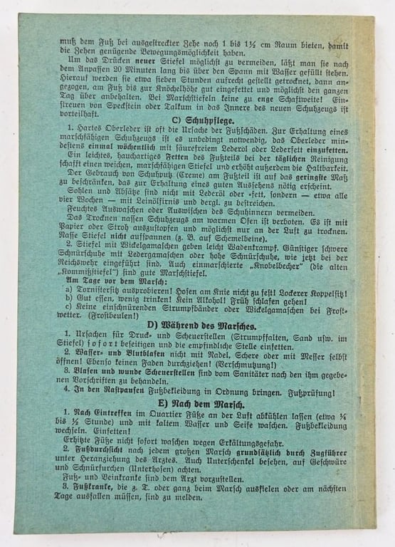 German WH Soldiers Manual 'Soldatenfibel'