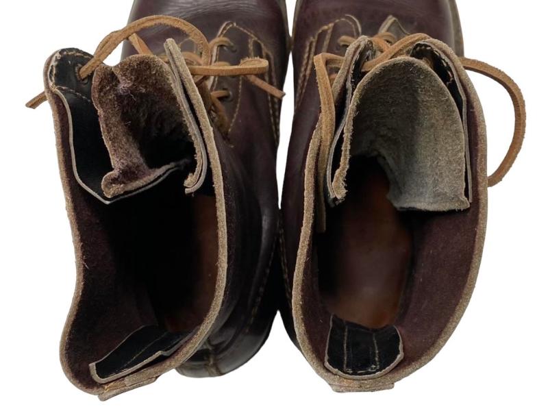 2nd Model Fallschirmjäger Jumpboots in Brown (!) Leather