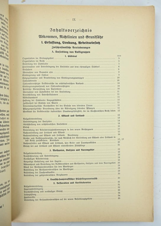 German Reichsführer-SS Intern Book 'Human Imprisonment'