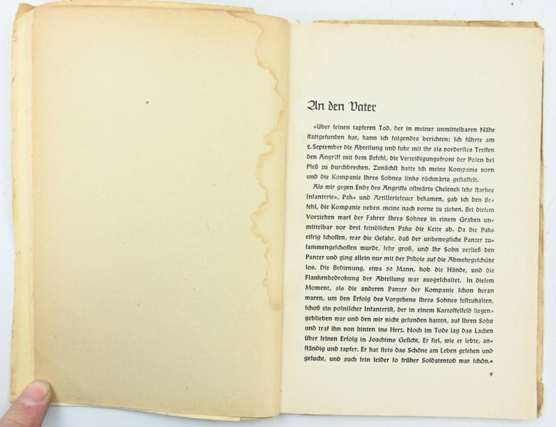 German Third Reich Booklet '..und fielen vor dem Feinde-und werden leben'