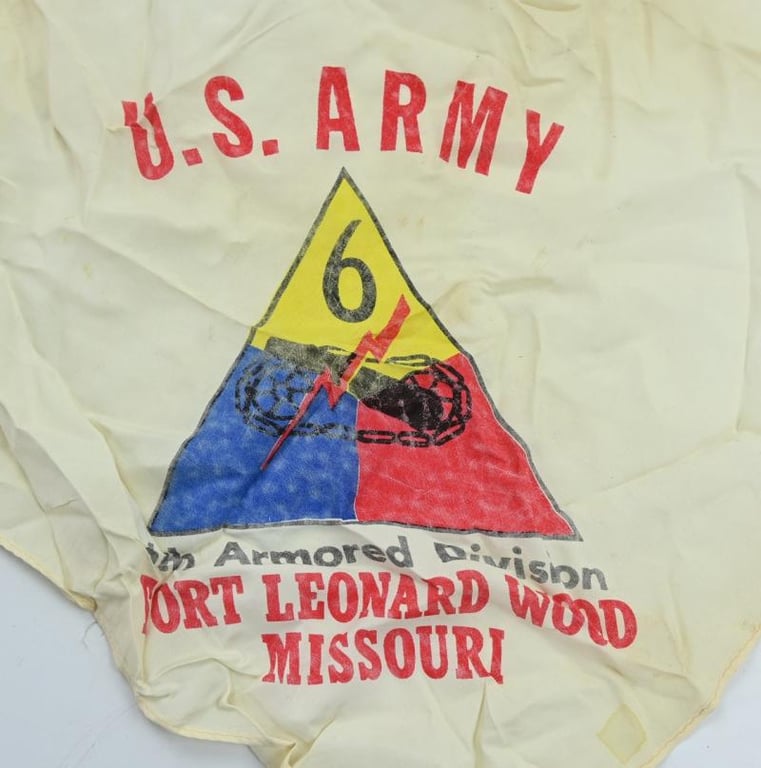 US 6th Armored Division Scarf