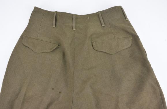US WW2 Field Wool Serge Trousers