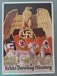 Reichsparteitag nurnberg postcard 1935