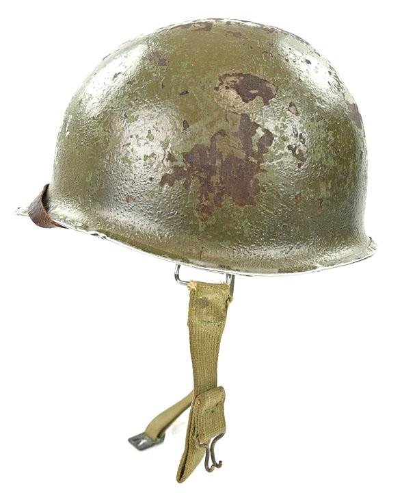 USN WW2 M1 5th Army Shore Patrol Helmet