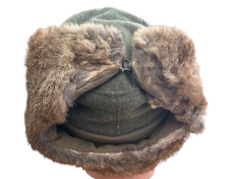 Wehrmacht ( Rabbit Fur )Winter Pelzmütze...RB Numbered 1943