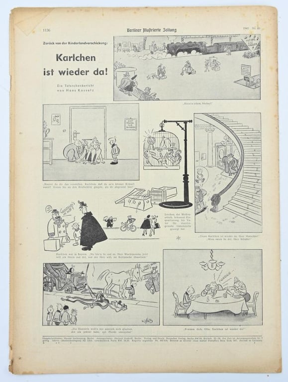 German Berliner Illustrierte Zeitung Newspaper 1941