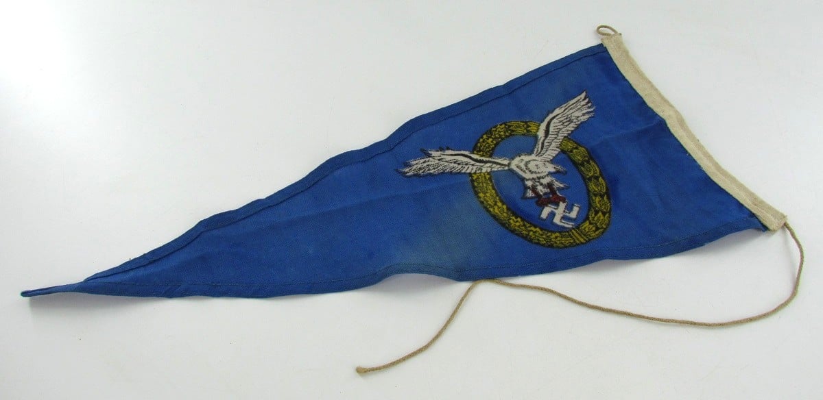 Extremely Rare German Luftwaffe Sailing Burgee – Seglerschaft der Luftwaffe im Marine-Regatta-Verein